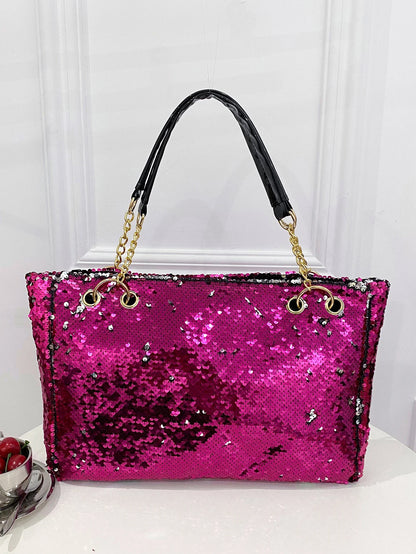 Sequin Portable Bag: Large Capacity, Travel, Versatile