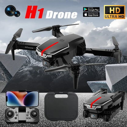 MHD H1 Drone Mini Folding Professionell Drönare med 4k kamera Dron Drone 8k Professionell RC Dual Camera Drone RC Quadrocopter Leksaker