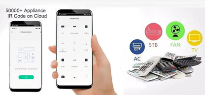 WiFi IR-fjärrkontroll för Smart Home-APP SmartLife-fjärrkontroll för TV DVD AUD AC-fjärrkontroll Fungerar med Alexa Google Home Yandex Alice