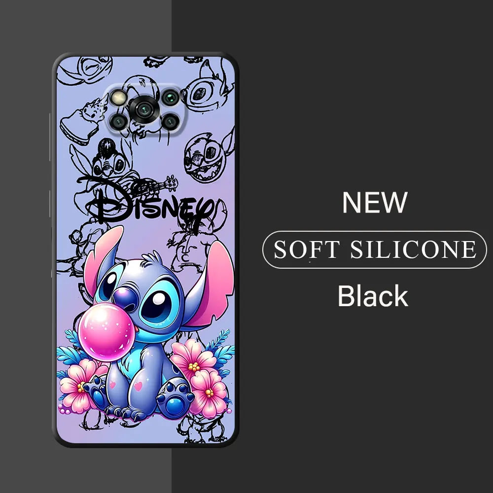 Disney Stitch telefonfodral till Xiaomi Mi 11 Lite 12T 11T Pro 10T 12 13 5G 13 14 Pro 13 12 Lite 12X Silikonskydd