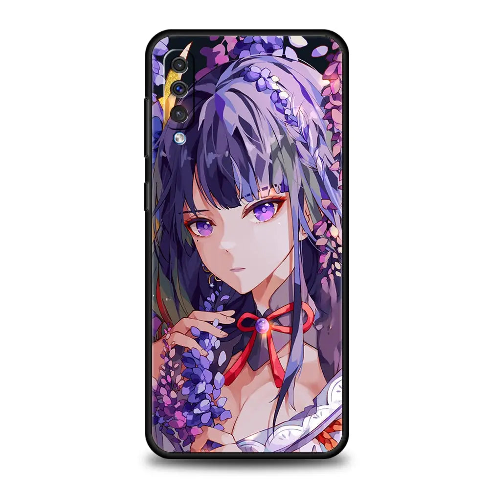 Genshin Impact Hu Tao Xiao Phone Case For Samsung A52 A12 A32 4G A22 5G A30 A50 A20e A72 A70 A02s A04s A10s A20s A40 A42 Cover