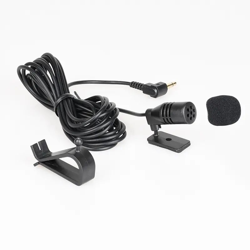 Car Audio Microphone 3.5mm Clip Jack Plug Mic Stereo Mini Wired External Microphone For Auto DVD Radio Professionals