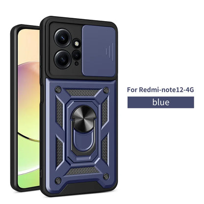 Magnetic Ring Stand Holder Back Cover for Xiaomi Redmi Note 12 4G Shockproof Armor Phone Case For POCO X6 Pro