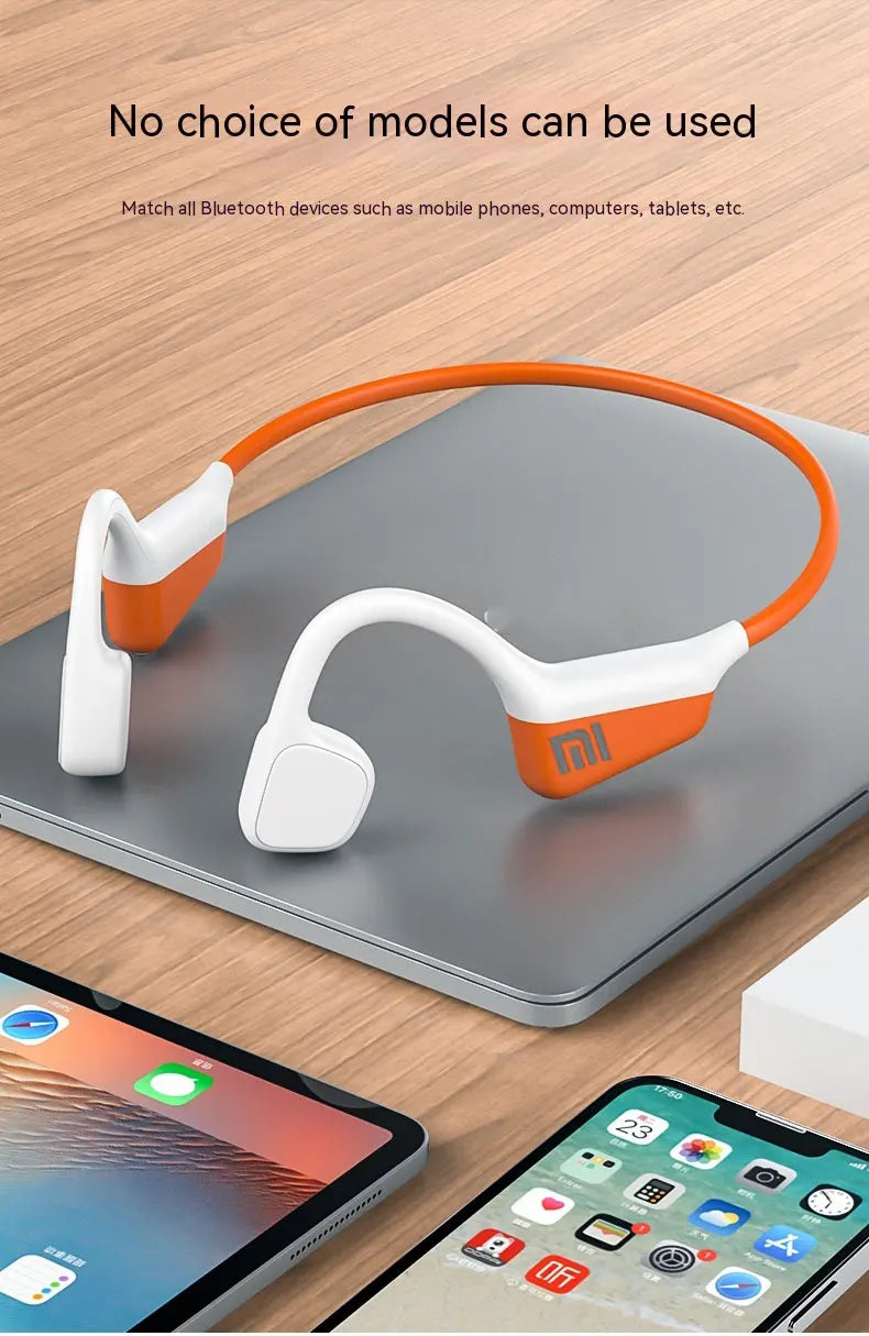 XIAOMI Wireless A20 Nackbandshörlurar Bluetooth Sporthörlurar Benledning Vattentät Headset Touch Control Med Mic-hörlurar