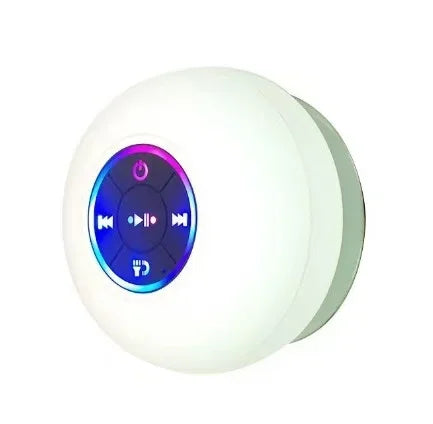 Portable Bluetooth Speaker – LED, IPX4 Waterproof, Mini Stereo, Outdoor & Bathroom with Suction Cup