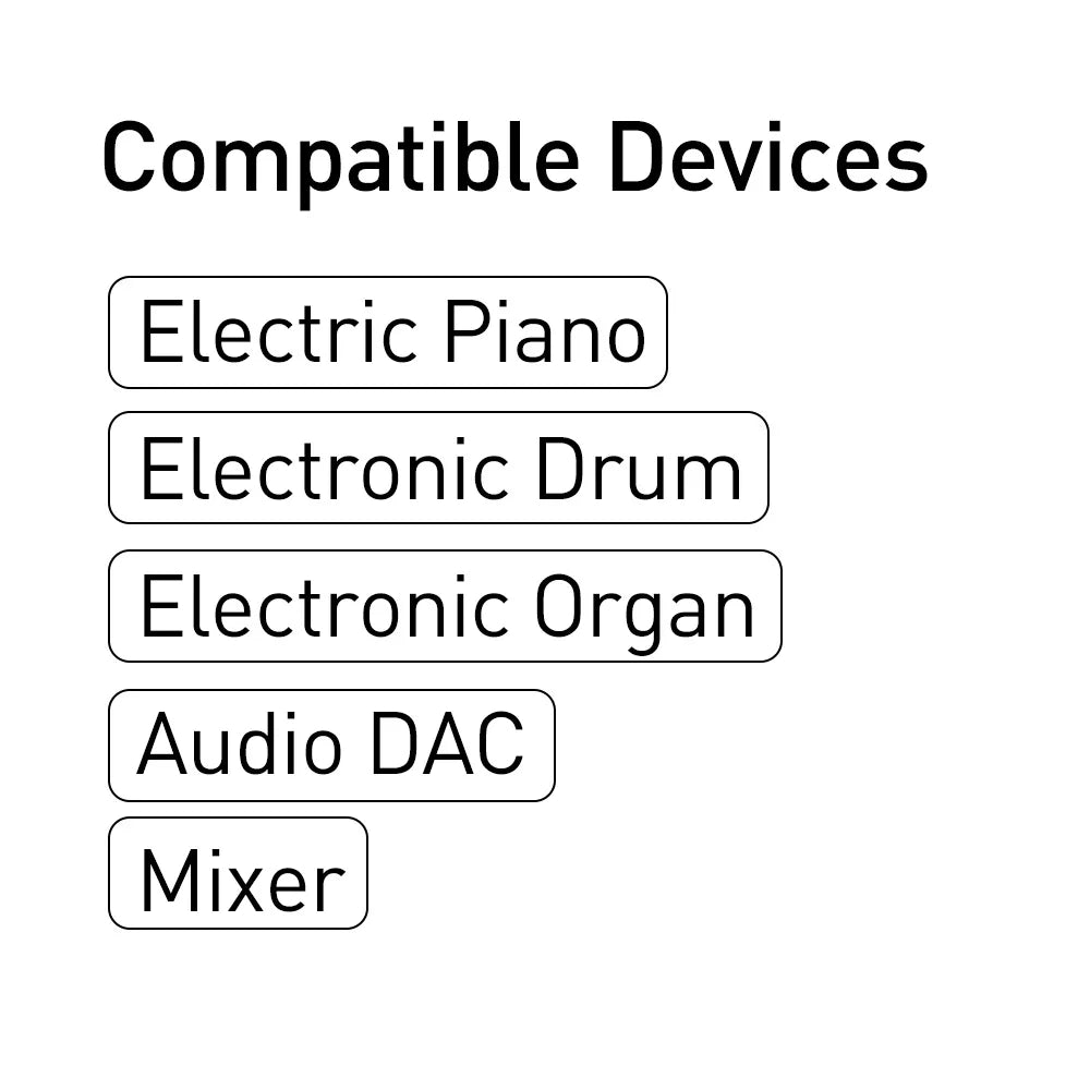 USB C-adapter till typ B typ C till USB B OTG MIDI-kabel för Android till elektroniskt musikinstrument MIDI Digital Piano Audio