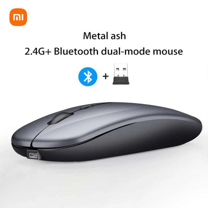 Xiaomi 2,4 GHz Bluetooth-mus Trådlös USB Uppladdningsbar Tystnad Ergonomi Dubbelmodell Mini