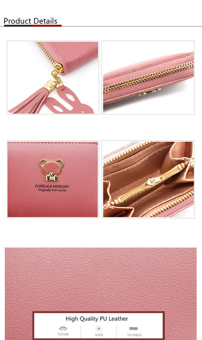 2024 Short Women Wallets – Mini Cute Coin Pocket Card Holder, Female Purse, New Fashion Kpop Small Wallet for Girls.