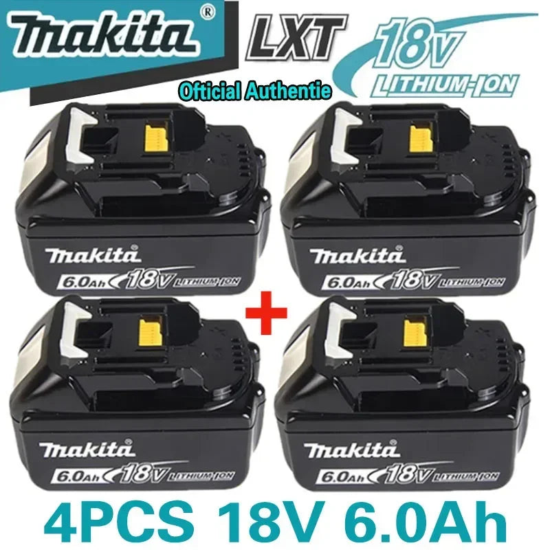 100% Original Makita 6Ah/5Ah/3Ah for Makita 18V Battery BL1830B BL1850B BL1850 BL1840 BL1860 BL1815 Replacement Lithium Battery