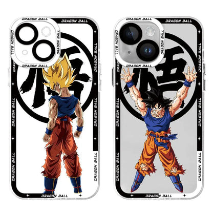 Anime Dragon Ball telefonfodral för Apple iPhone-modeller – Silikonskal för iPhone