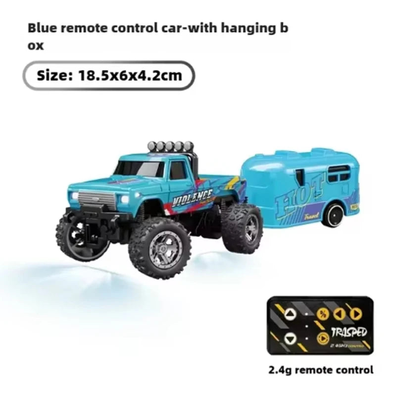 RC Cars 1:64 Metal Mini Drift Rc Car Remote Control Car High-Speed Off-road Climbing Racing Cars Children's Toys for Kids Custom