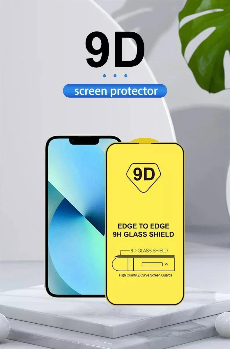 1-5PCS 9D Screen Protector Tempered Glass for IPhone 13 Pro Max