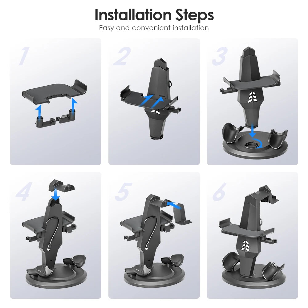 Laddningsdocka för Meta Oculus Quest 3 Tillbehör Vertikal Charge Stand Controller Hållare VR Headset Display Base för Quest2