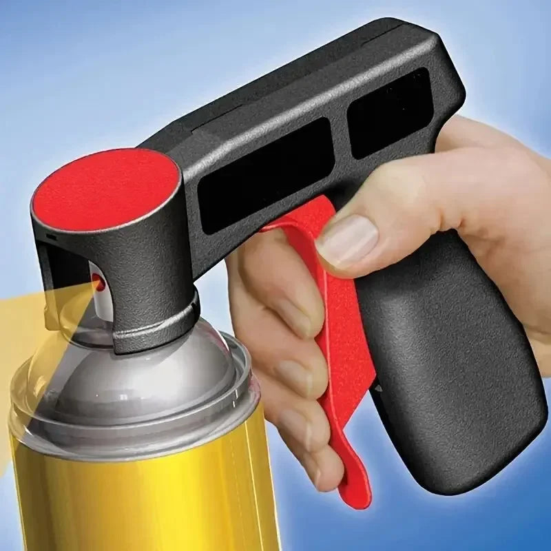 Plastic Portable Spray Paint Handle, Universal Reusable Car Color Changing Film Pasting Self Spraying Hand Spray Gun