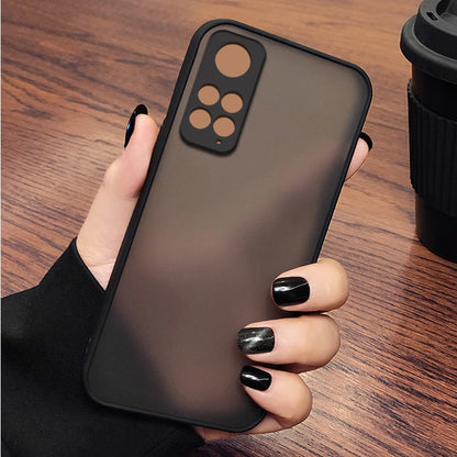 ARMOR Shockproof Phone Case for Xiaomi Redmi Note 11 Pro, Note 10, 10S, 11, 11S, 12S, 12 Pro Plus, Soft TPU Frame, Hard Back Phone Cover for Redmi Models