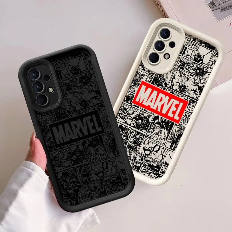 Marvel logotyp telefonfodral för Samsung Galaxy