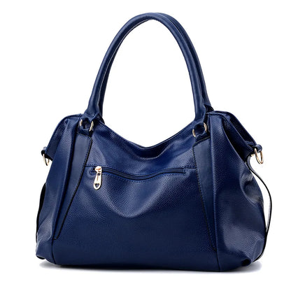 Casual Fashion Women Shoulder Bag Solid Color Soft Large Capacity Bag Crossbody Handbag