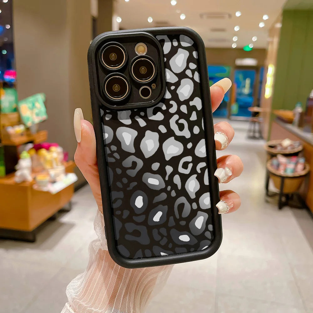 Phone Case Leopard soft Shell Shockproof For iPhone