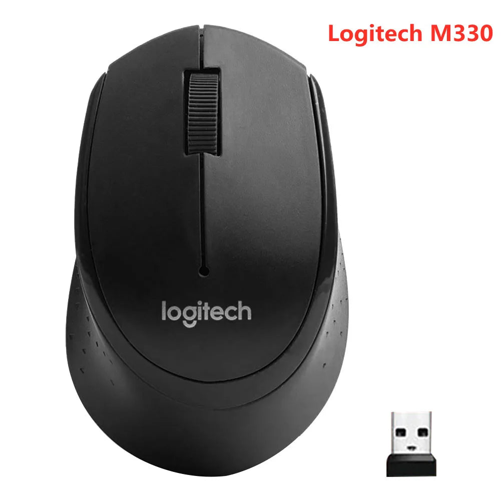 Logitech M330 trådlös mus Tyst mus 2,4 GHz med USB