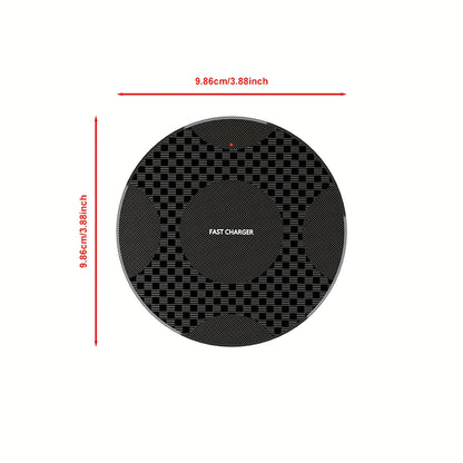 Trådlös laddningsplatta Stativ Desktop Ultratunn mobiltelefon Snabbladdningsstation för iPhone 15 14 13 12 11 Samsung Xiaomi