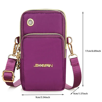 New Mobile Phone Crossbody Bags for Women – Fashion Female Shoulder Bag, Cell Phone Pouch with Headphone Plug, Large Capacity Wallet.