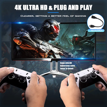 M15 Game Stick Mini TV Handheld Game Classic 4K Retro Game Wireless Controllers HD Output Gaming Consola för PS1 Arcade