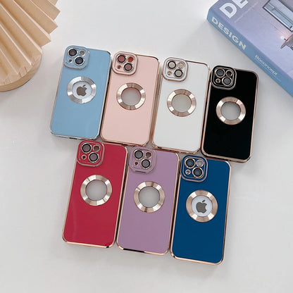 Luxury Fashion Plating Shockproof Case For iPhone: Silicone Protective Soft Cover Accessories