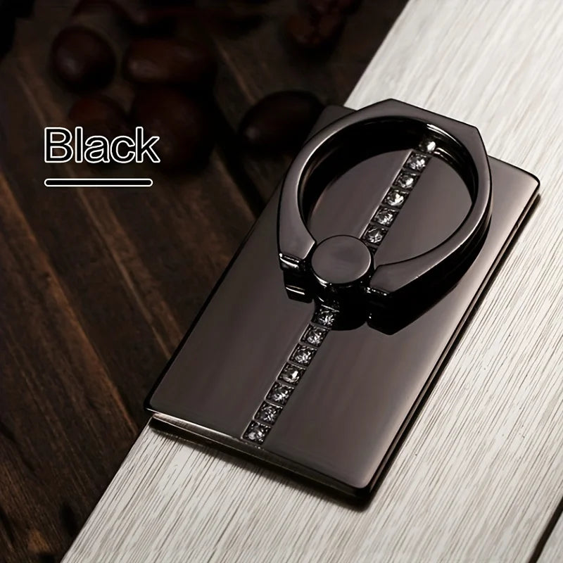 Luxury Diamond Finger Ring Holder Stand Grip 360 Rotating for IPhone 15 13 Huawei Xiaomi Samsung Phone Ring Mobile Phone Holder