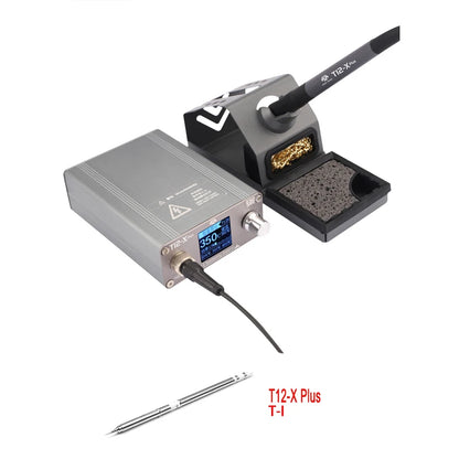 OSS T12-X PLUS Soldering Station Electronic Soldering Iron With T12 Tips For PCB Repair Mobile Phone Board Welding Repair Tools