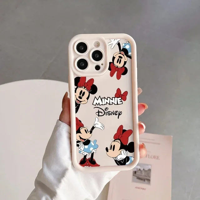 Disney Musse Pigg Minnie Mouse Söt Silikontelefonfodral