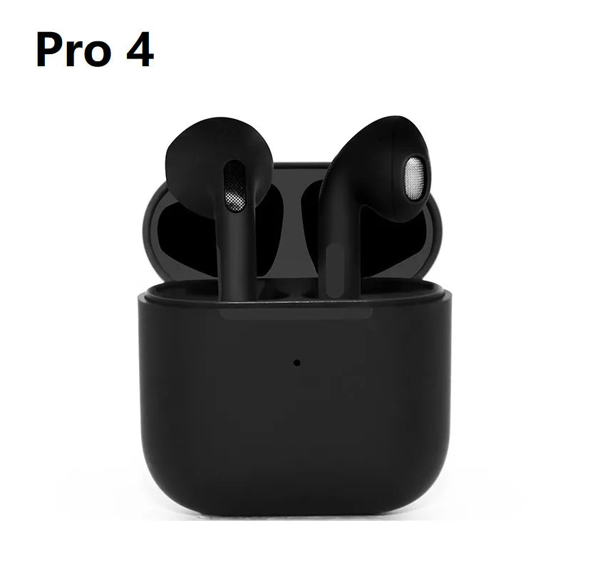 Pro 4 TWS trådlösa hörlurar hörlurar Bluetooth-kompatibla 5.3 vattentäta headset med mikrofon för Xiaomi iPhone Pro4 hörlurar