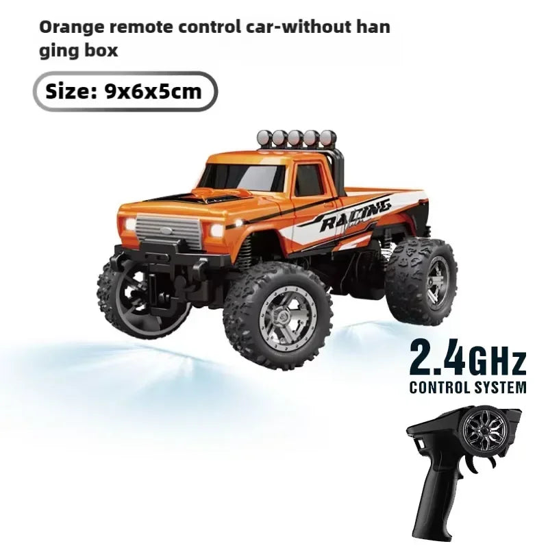 RC Cars 1:64 Metal Mini Drift Rc Bil Fjärrkontroll Bil Höghastighets terrängklättring Racingbilar Barnleksaker för barn Anpassade