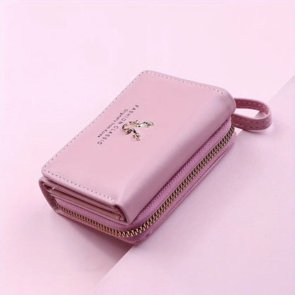 Classic Fashion Three Fold Wallet Coin Card Storage Women's Casual Student Small and Large Capacity