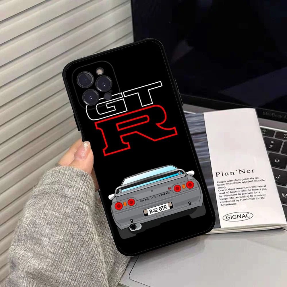 Skyline GTR R32 Phone Case Silicone Soft for iPhone Models