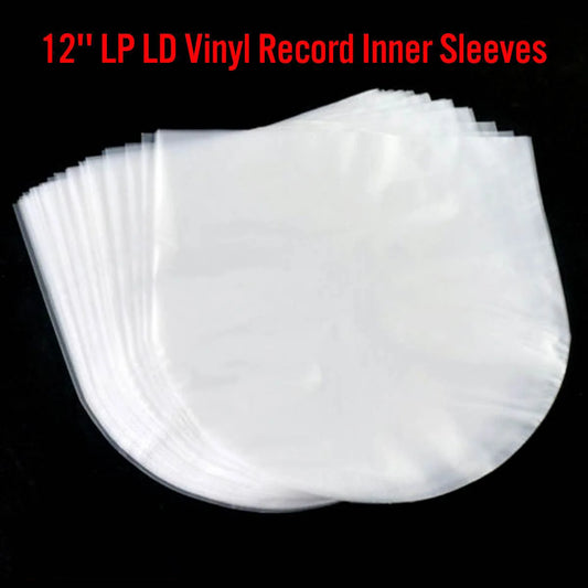 12 tum Vinyl Record Protecter LP Record Plastpåsar Antistatiska skivhylsor Yttre Inre Plast Clear Cover Container 50 STK