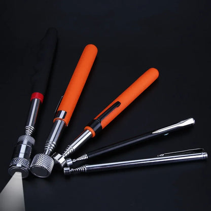 Foldable Strong Magnetic Pickup Tool Metal Flexible Pick Up Tool Suction Bar Magnet Spring Grip Grabber Pick-up Rod Tools