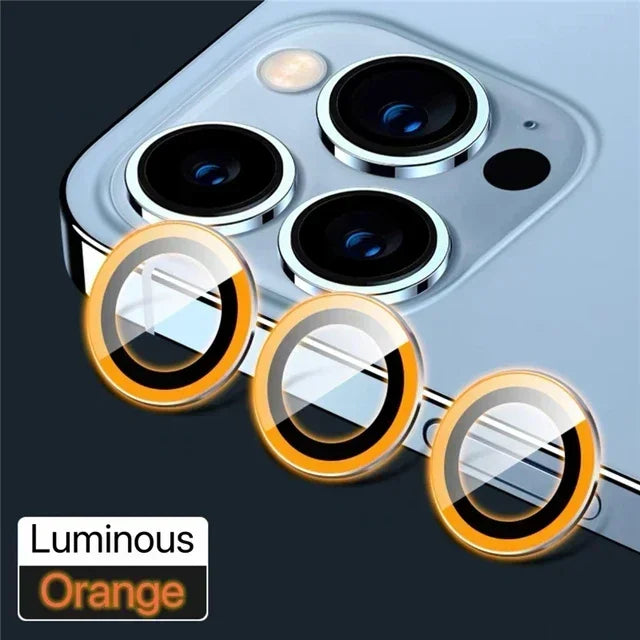 3Pcs Metal Lens Protector Glass For iPhone 14 Pro Max Back Camera Lens Protection Film For iPhone 13 Mini 14 15 Plus