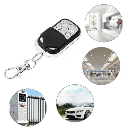 Universal 4 Buttons Garage Door Opener Remote Control 433MHZ Clone Fixed Learning Rolling Code Duplicator Garage