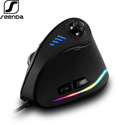 Sna Vertical Gaming Mouse Wired RGB Ergonomic Mouse