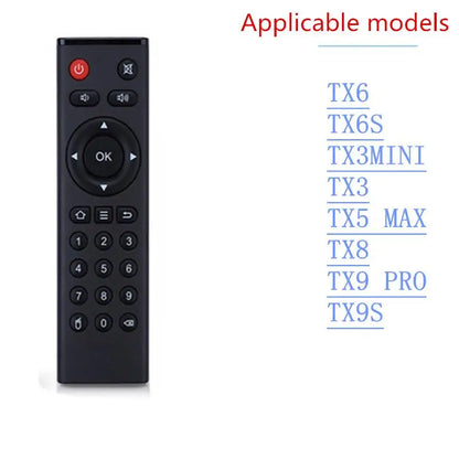 IR Remote Control For Android TV Box H96 max/tX3/X96/X88/HK1 MAX/H40/MX1/TX6S/MX10PRO/T95/QBOX Replacement Remote Controller