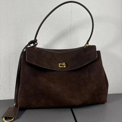 Rodeo tygväska: sämskskinn, frostat, crossbody