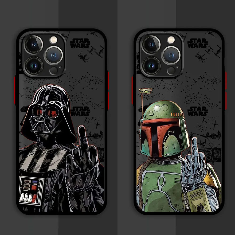 Stars Wars Cool Hero Soft Phone Fodral för Apple iPhone