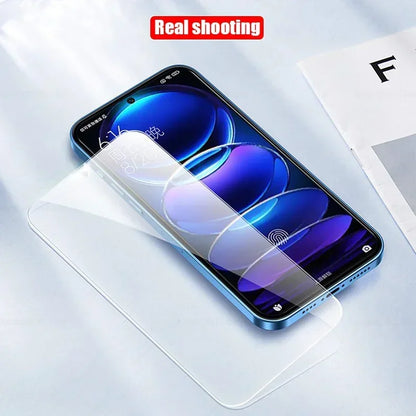 3/5Pcs Tempered Glass For Xiaomi Redmi Note 13 12 Pro Screen Protector For Redmi Note 13 12 13C 12C Cover Glass Protective Film