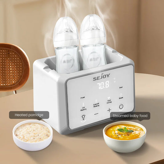 Multi-Function Baby Bottle Warmer – Fast Heating, Sterilizer & Food Heater with Accurate Temperature Control