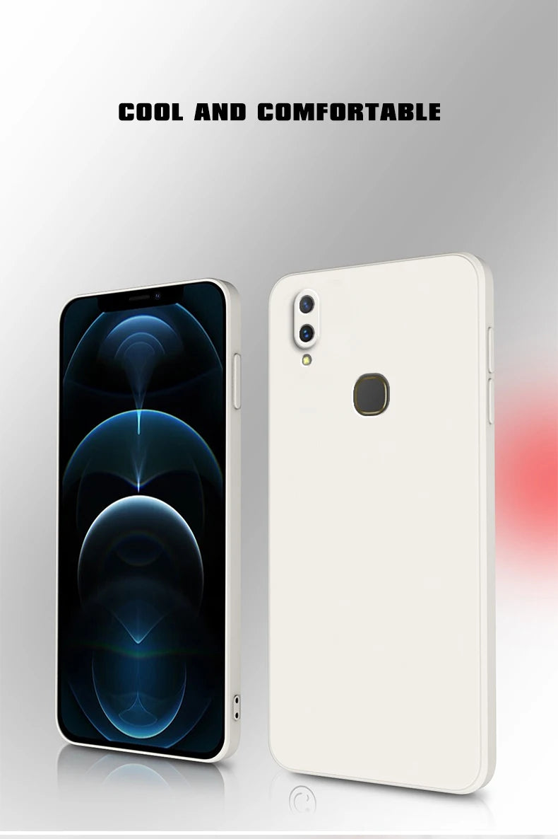 Lyxigt flytande lila silikonfodral för Xiaomi Redmi Note 5 6 7 8 8T 9 9s 10S 10 Pro Fundas Redmi 8 8A 9 9A 9C 10A 10C skalfodral