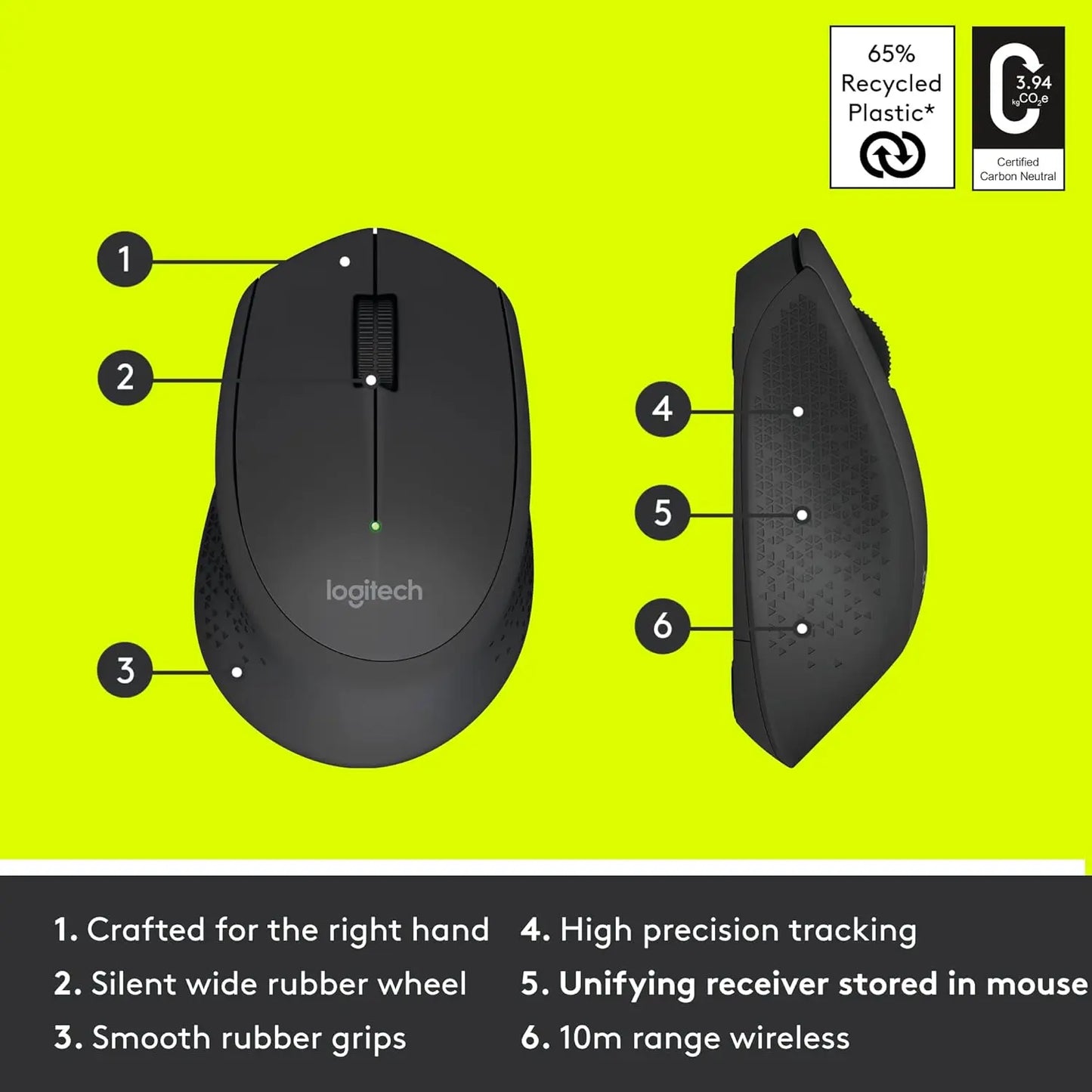 Logitech M280 Wireless Mouse Gamer Cordless Mouse