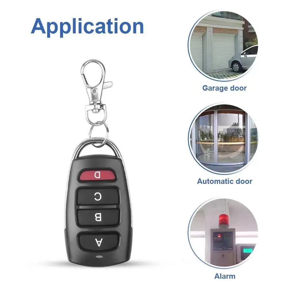 Wireless RF 433mhz Remote Control Copy Code Garage Door Gate Duplicator 433 Mhz Key Remote Opener