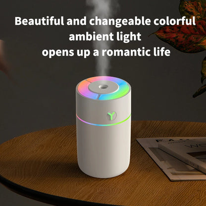 Xiaomi Colorful Humidifier – Mini Silent Aromatherapy Sprayer, Nano Mist with Timing Protection for Car & Desktop