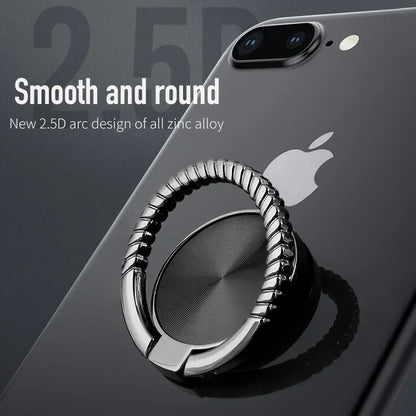 360° Roterande Justerbar Magnetisk Bil Mobiltelefon Ställ Metall Magnet Ring Hållare Bracket Sticker för iPhone 14 13 Huawei Xiaomi