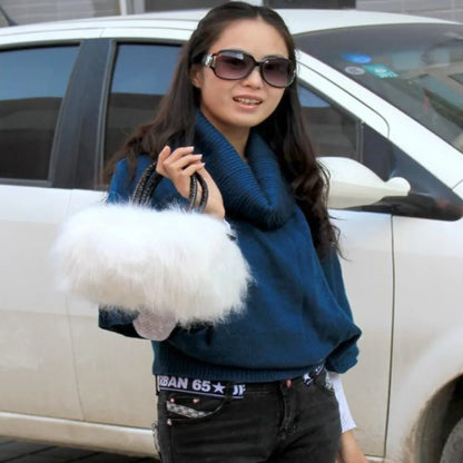 Winter Plush Bag: Long Fur Handbag, Women's Crossbody, Fashion Trend Shoulder